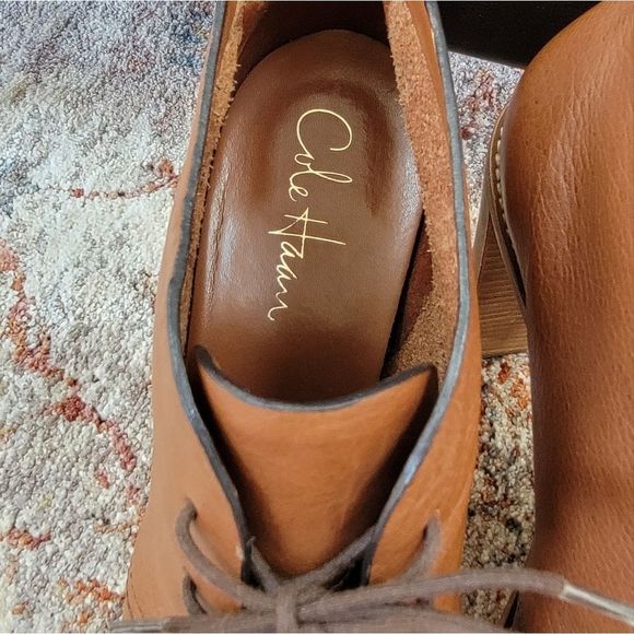 Cole Haan Leather Laceup Boots 9 - Picture 7 of 10